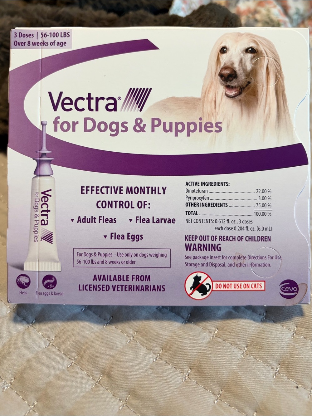 for Dogs & Puppies Flea Control - Purple